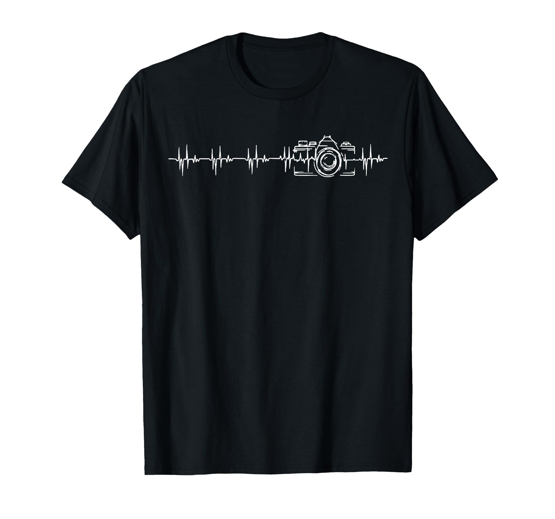 Camera Photographer Lover Art T-Shirt - Minimalist Print for Adults - T-Shirt, Sweatshirt, Hoodie