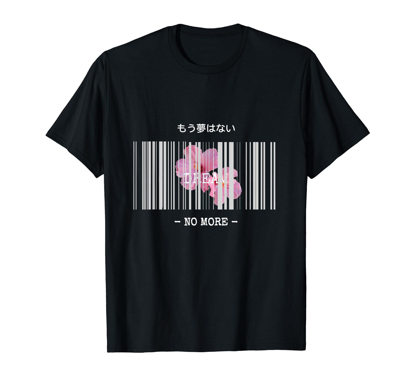 Aesthetic Vaporwave Flower Barcode T-Shirt - Fun Novelty Design Unisex - T-Shirt, Sweatshirt, Hoodie
