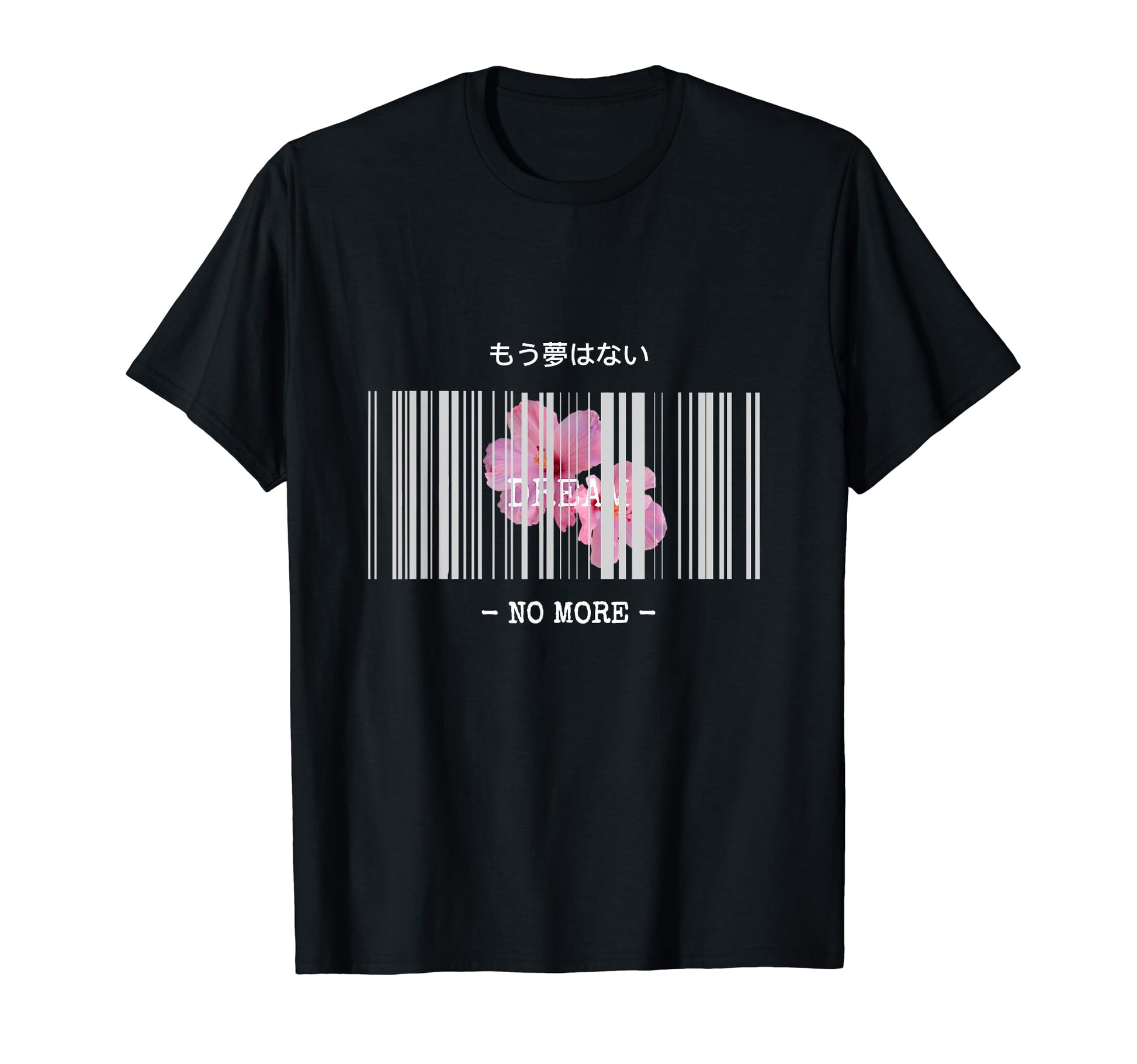 Aesthetic Vaporwave Flower Barcode T-Shirt - Fun Novelty Design Unisex - T-Shirt, Sweatshirt, Hoodie