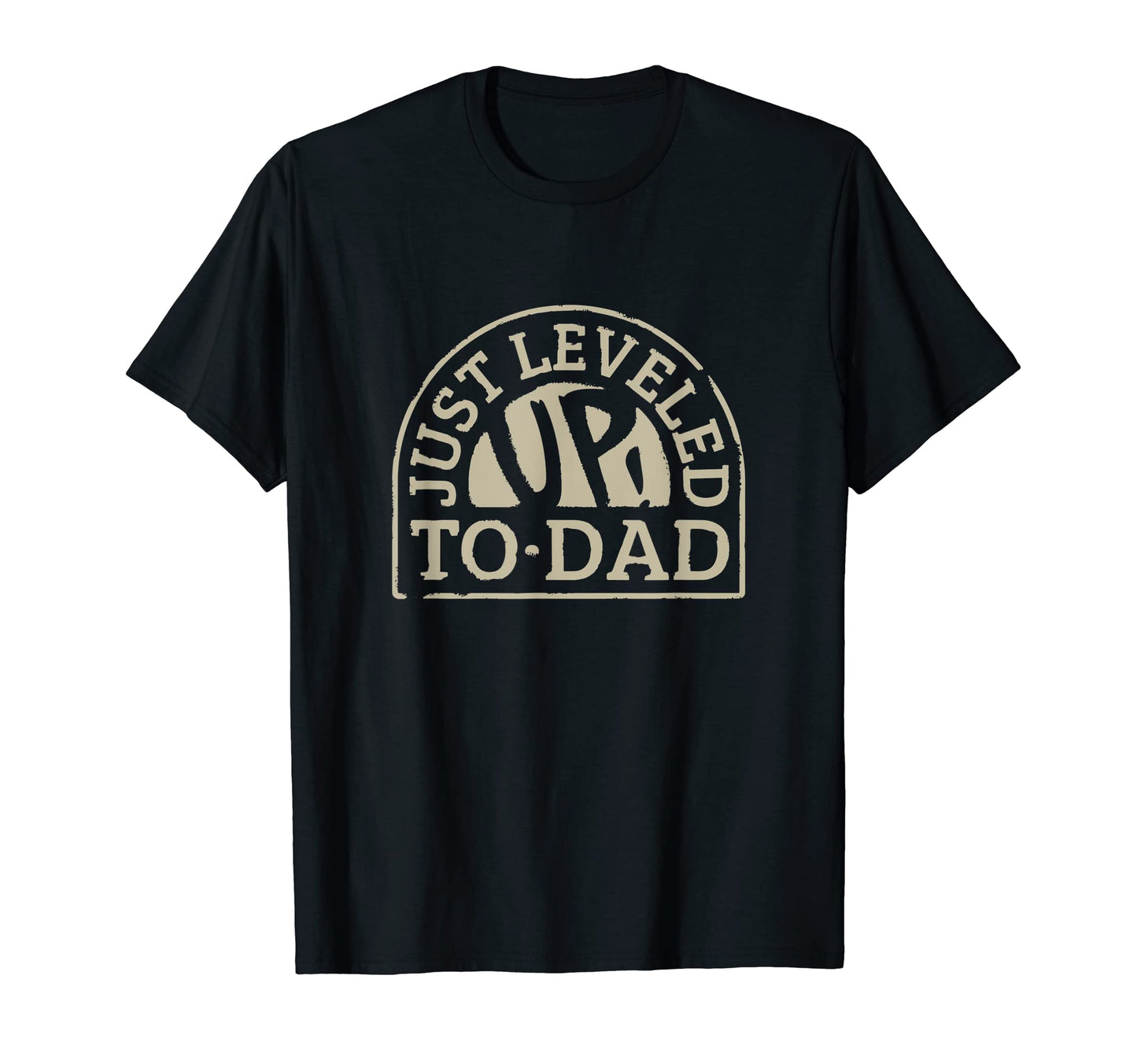 Mens Leveled Up To Dad Gaming Dad T-Shirt - Casual Everyday Wear Men Women - T-Shirt, Sweatshirt, Hoodie
