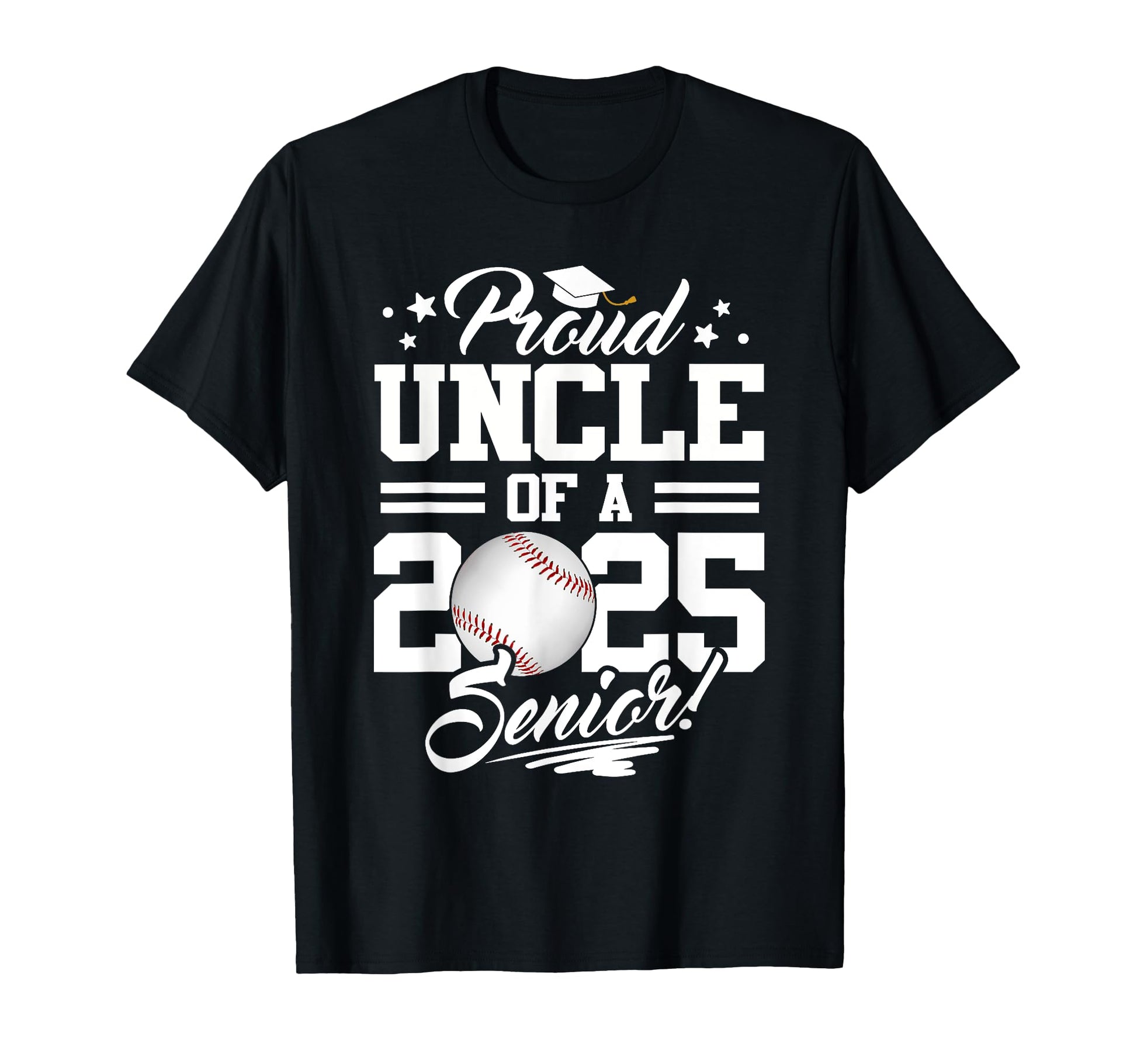 Proud Uncle 2025 Senior Graduate T-Shirt - Custom Art Print Men Women - T-Shirt, Sweatshirt, Hoodie