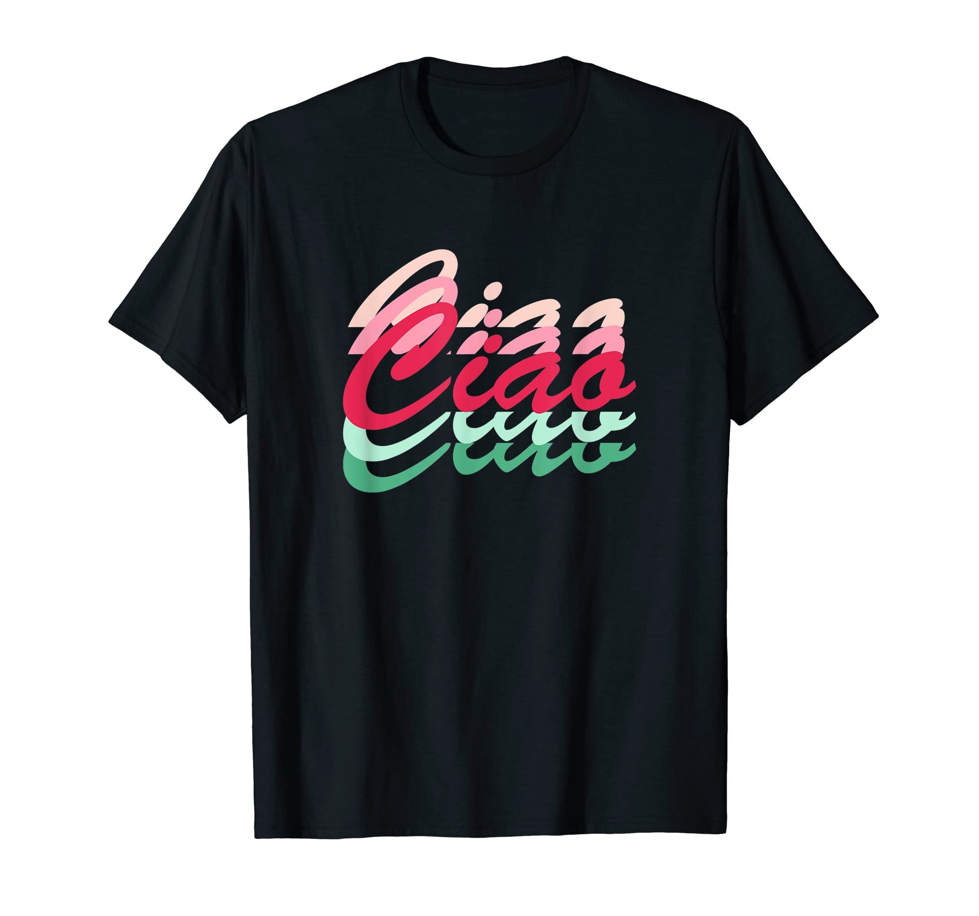 Pastel Ciao Stripes Streetwear Art T-Shirt - Unique Graphic for Adults - T-Shirt, Sweatshirt, Hoodie