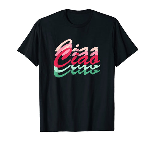 Pastel Ciao Stripes Streetwear Art T-Shirt - Unique Graphic for Adults - T-Shirt, Sweatshirt, Hoodie