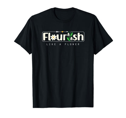 Flourish Like Flower Bible Verse Boho T-Shirt - Graphic Print Men Women - T-Shirt, Sweatshirt, Hoodie