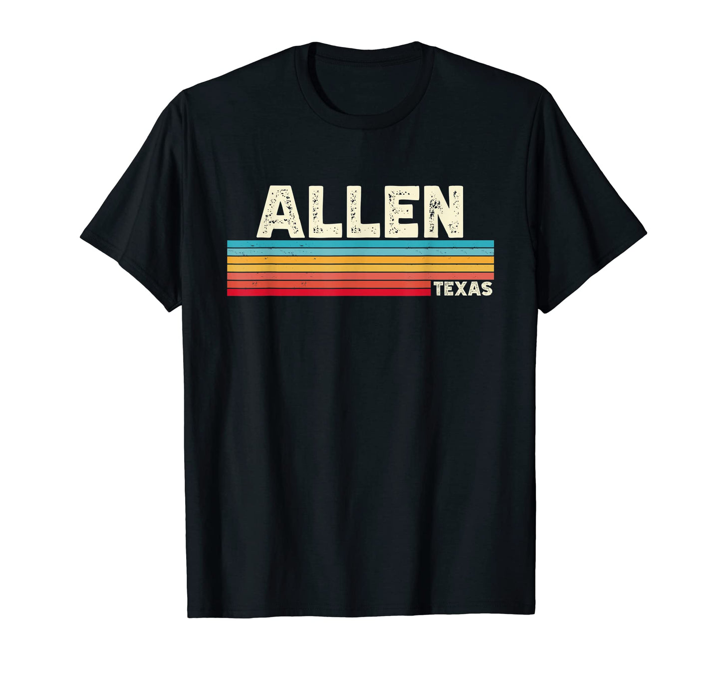Native Allen Texas Tx Stripes State T-Shirt - Fun Novelty Design Men Women - T-Shirt, Sweatshirt, Hoodie