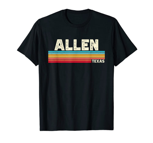 Native Allen Texas Tx Stripes State T-Shirt - Fun Novelty Design Men Women - T-Shirt, Sweatshirt, Hoodie
