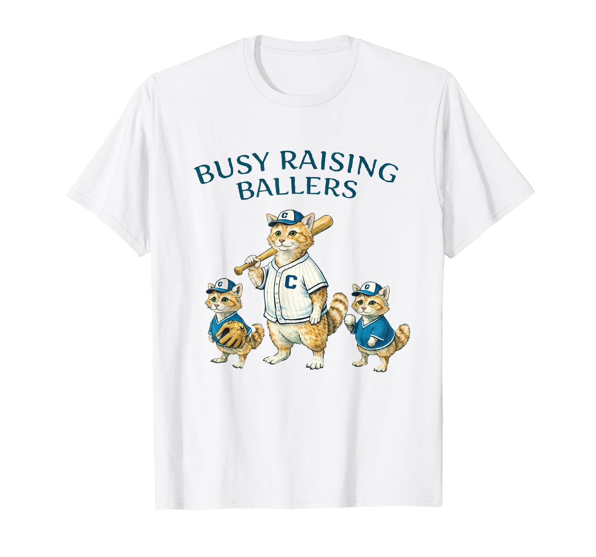 Busy Raising Baller Baseball Softball T-Shirt - Streetwear Style Unisex - T-Shirt, Sweatshirt, Hoodie