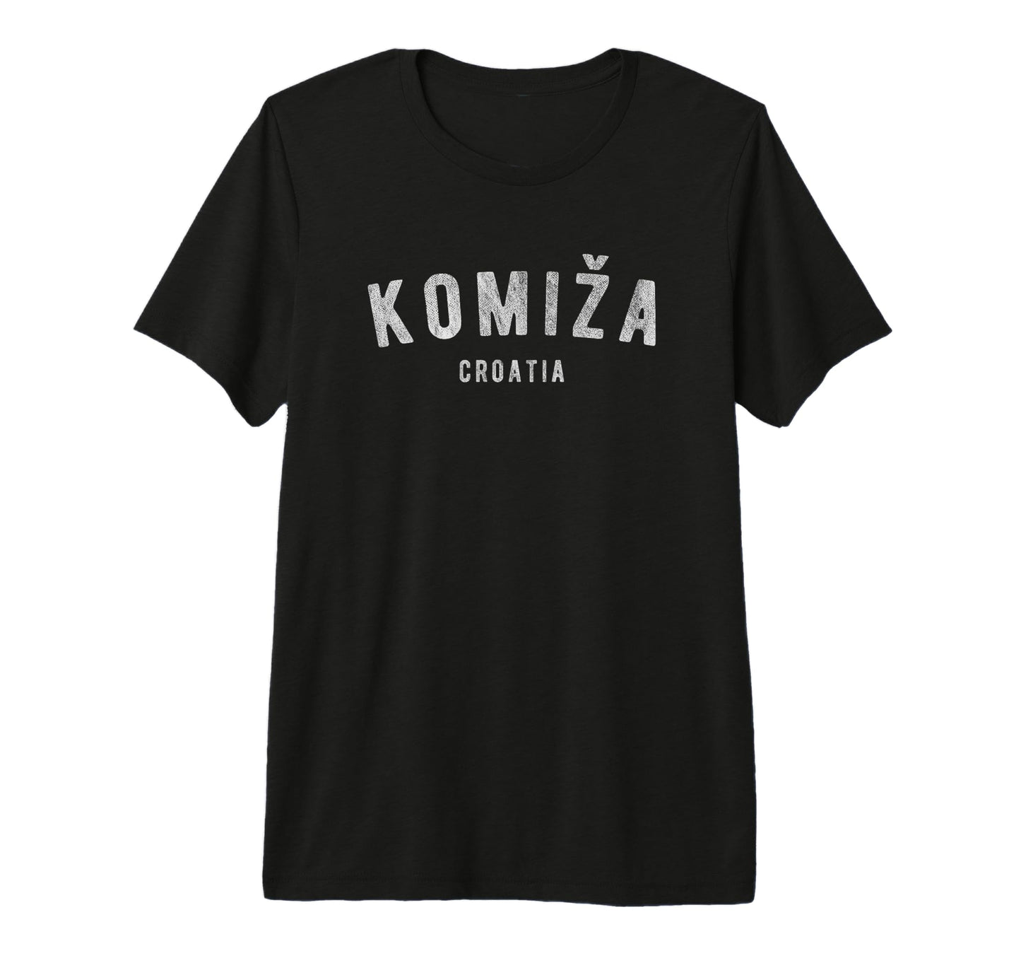 Mens Varsity Komiza Croatia T-Shirt - Aesthetic Graphic Men Women - T-Shirt, Sweatshirt, Hoodie