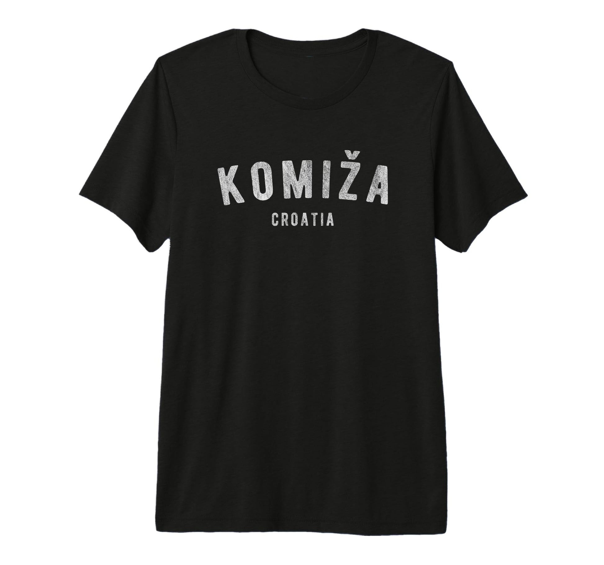 Mens Varsity Komiza Croatia T-Shirt - Aesthetic Graphic Men Women - T-Shirt, Sweatshirt, Hoodie