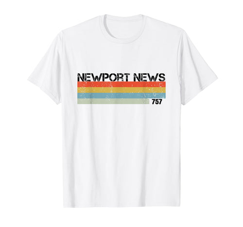 Newport News Stripes T-Shirt - Minimalist Print Men Women - T-Shirt, Sweatshirt, Hoodie