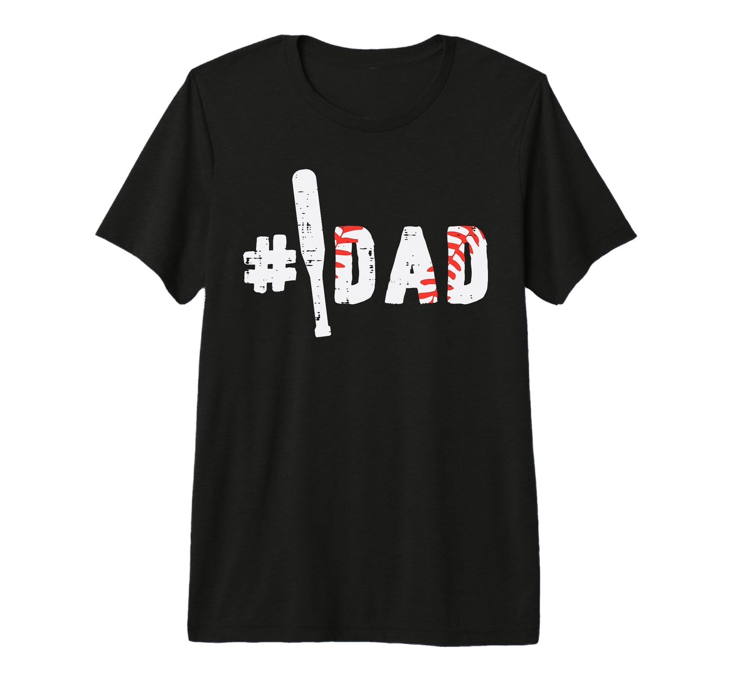 Fathers Day Baseball Dad Softball Sports T-Shirt - Minimalist Print Unisex - T-Shirt, Sweatshirt, Hoodie