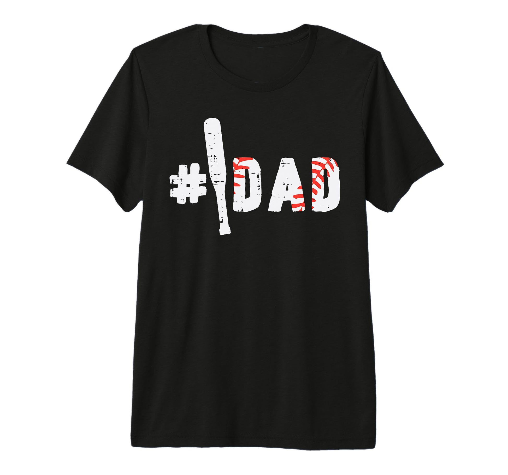 Fathers Day Baseball Dad Softball Sports T-Shirt - Minimalist Print Unisex - T-Shirt, Sweatshirt, Hoodie