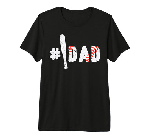 Fathers Day Baseball Dad Softball Sports T-Shirt - Minimalist Print Unisex - T-Shirt, Sweatshirt, Hoodie