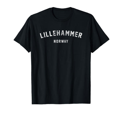 Varsity Lillehammer Norway T-Shirt - Trendy Graphic for Adults - T-Shirt, Sweatshirt, Hoodie