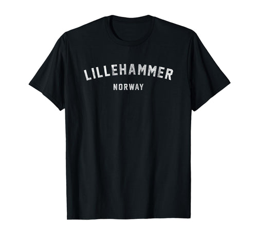 Varsity Lillehammer Norway T-Shirt - Trendy Graphic for Adults - T-Shirt, Sweatshirt, Hoodie