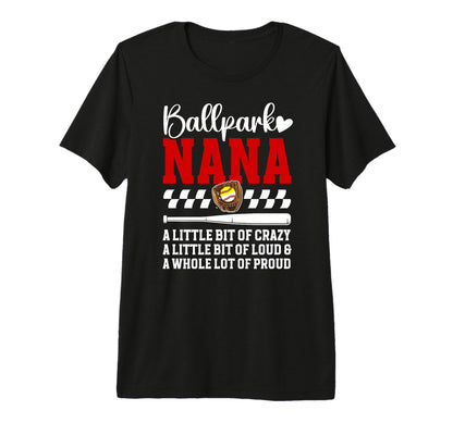 Ballpark Nana Definition Baseball T-Shirt - Custom Art Print Unisex - T-Shirt, Sweatshirt, Hoodie