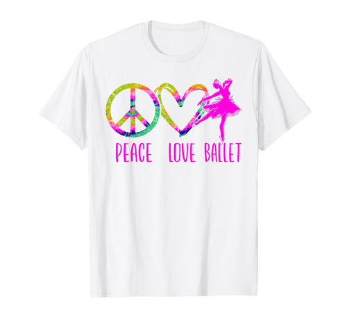 Ballet Dancer Dance Ballerina Tie Dye T-Shirt - Minimalist Print Unisex - T-Shirt, Sweatshirt, Hoodie