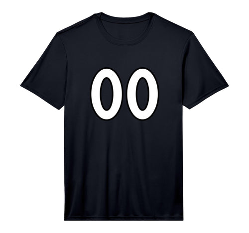 Number 00 Sports Team Varsity T-Shirt - Aesthetic Graphic for Adults - T-Shirt, Sweatshirt, Hoodie