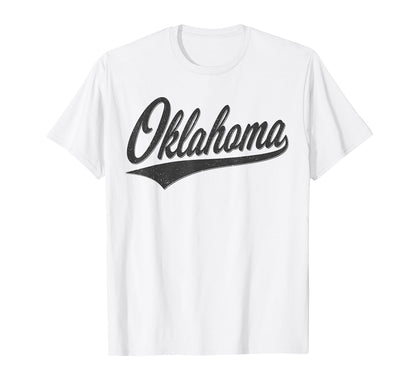 Oklahoma Varsity Script Sports T-Shirt - Graphic Print Men Women - T-Shirt, Sweatshirt, Hoodie