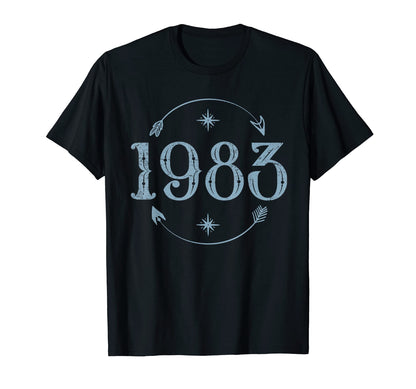 1983 40 Yo 40Th Birthday Boho T-Shirt - Graphic Print Men Women - T-Shirt, Sweatshirt, Hoodie
