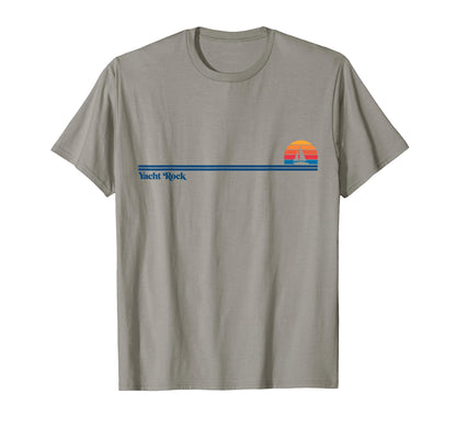 Sunset Sailboat That Says Yacht Rock T-Shirt - Aesthetic Graphic for Adults - T-Shirt, Sweatshirt, Hoodie