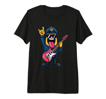 Funny Cartoon Banana Police Officer T-Shirt - Aesthetic Graphic Unisex - T-Shirt, Sweatshirt, Hoodie