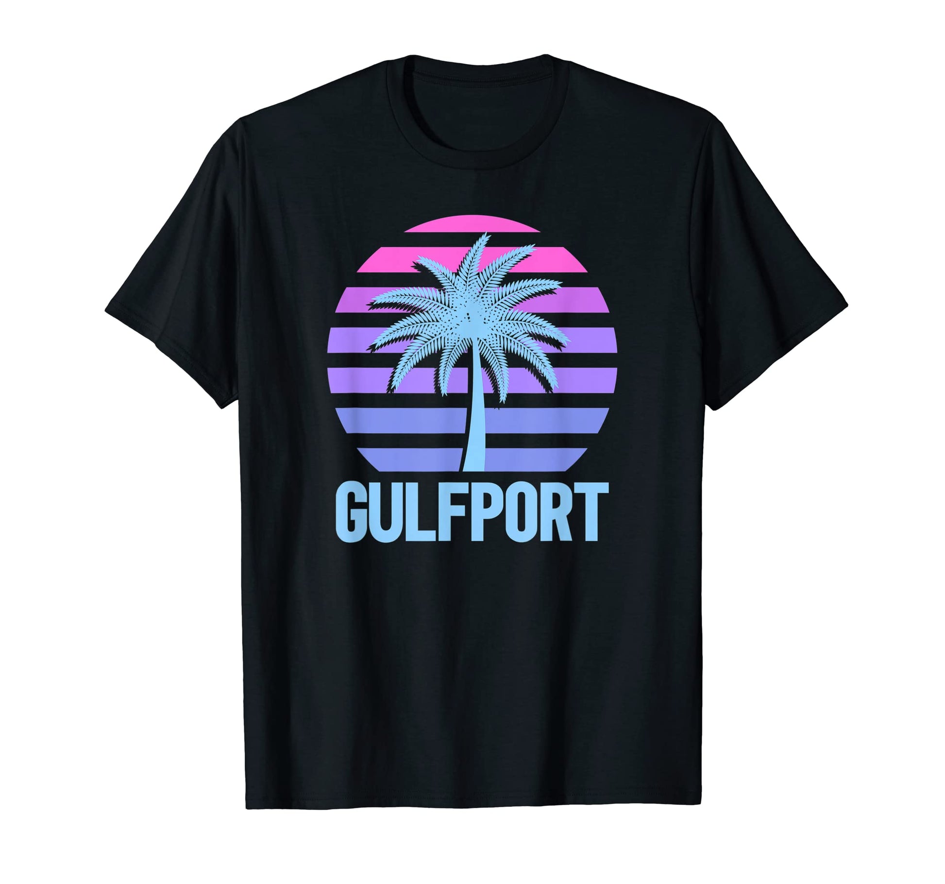 Gulfport Vacation Vaporwave Aesthetic T-Shirt - Graphic Print Unisex - T-Shirt, Sweatshirt, Hoodie