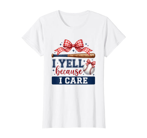 Funny Baseball Mom Sister Art I Yell T-Shirt - Unique Graphic for Adults - T-Shirt, Sweatshirt, Hoodie