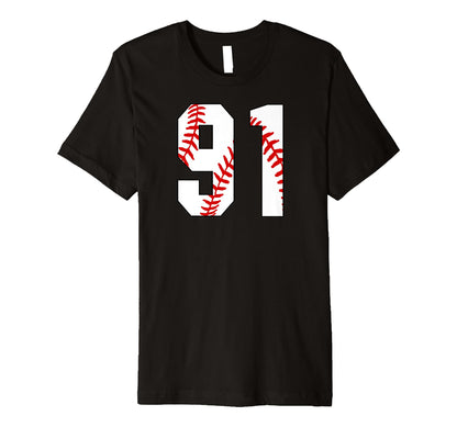 Baseball Mom 91 Jersey Baseball T-Shirt - Streetwear Style Men Women - T-Shirt, Sweatshirt, Hoodie