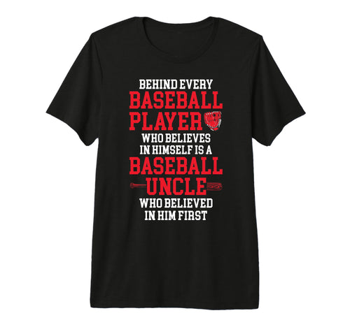 Mens Baseball Uncle Proud Uncle T-Shirt - Aesthetic Graphic for Adults - T-Shirt, Sweatshirt, Hoodie