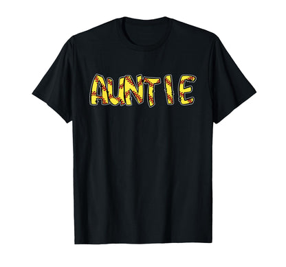 Softball Aunt Auntie Birthday Party T-Shirt - Custom Art Print Men Women - T-Shirt, Sweatshirt, Hoodie