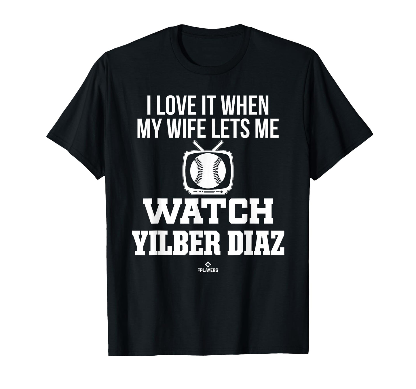 My Wife Lets Me Watch Yilber Diaz T-Shirt - Minimalist Print Unisex - T-Shirt, Sweatshirt, Hoodie