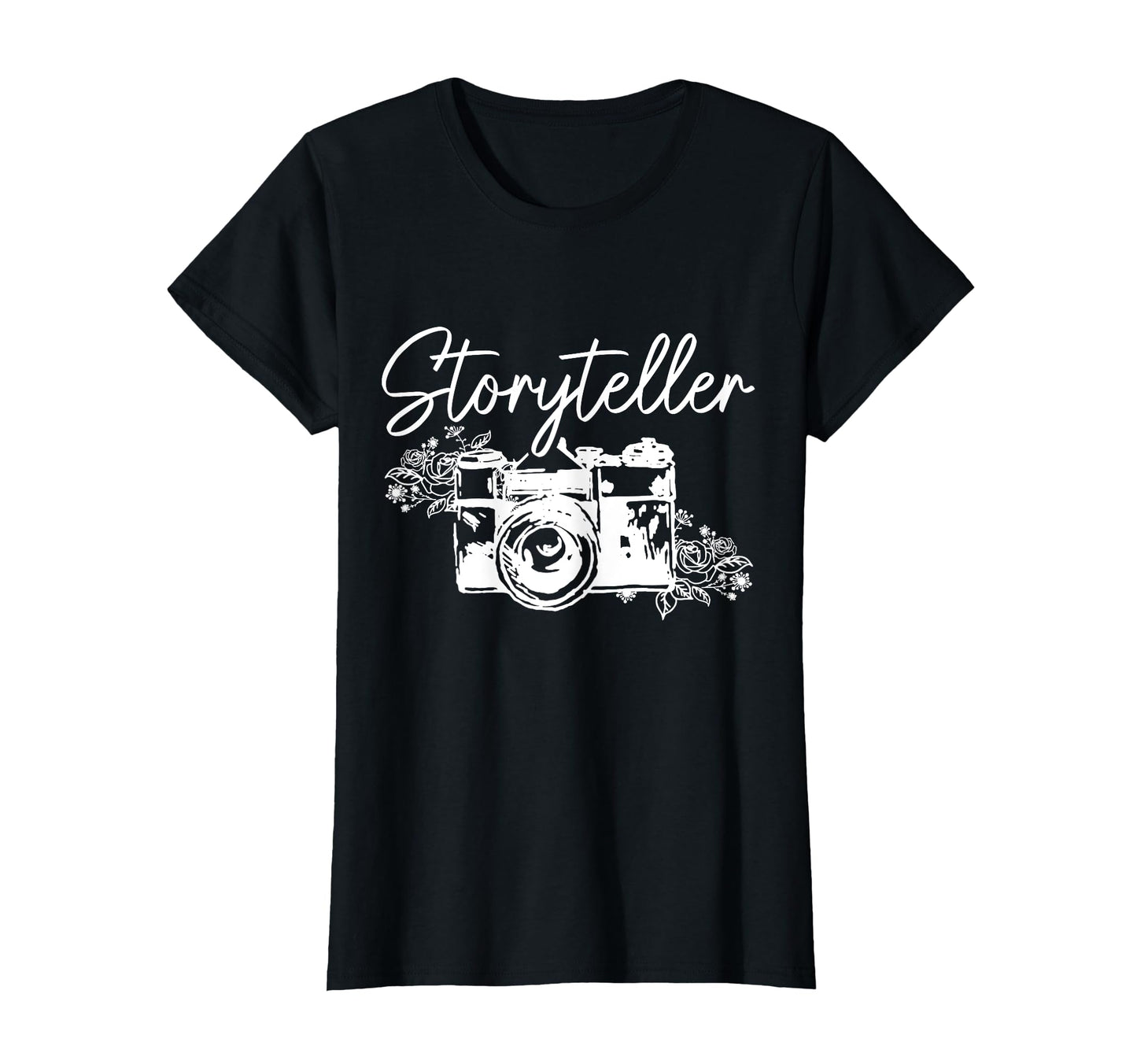 Photographer Storyteller Camera T-Shirt - Minimalist Print Men Women - T-Shirt, Sweatshirt, Hoodie