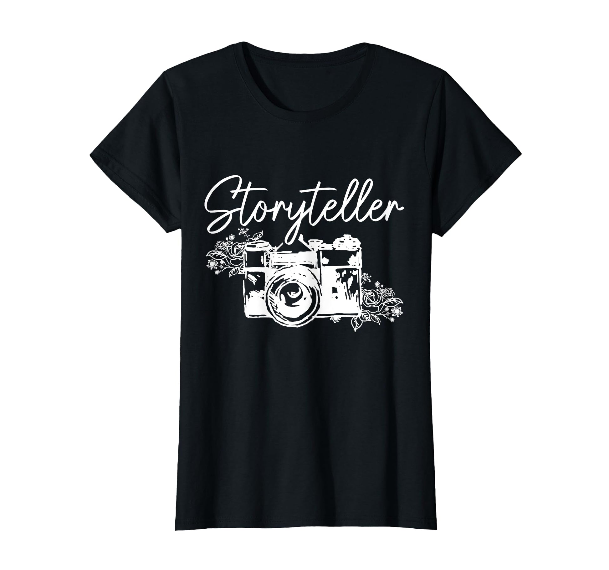 Photographer Storyteller Camera T-Shirt - Minimalist Print Men Women - T-Shirt, Sweatshirt, Hoodie