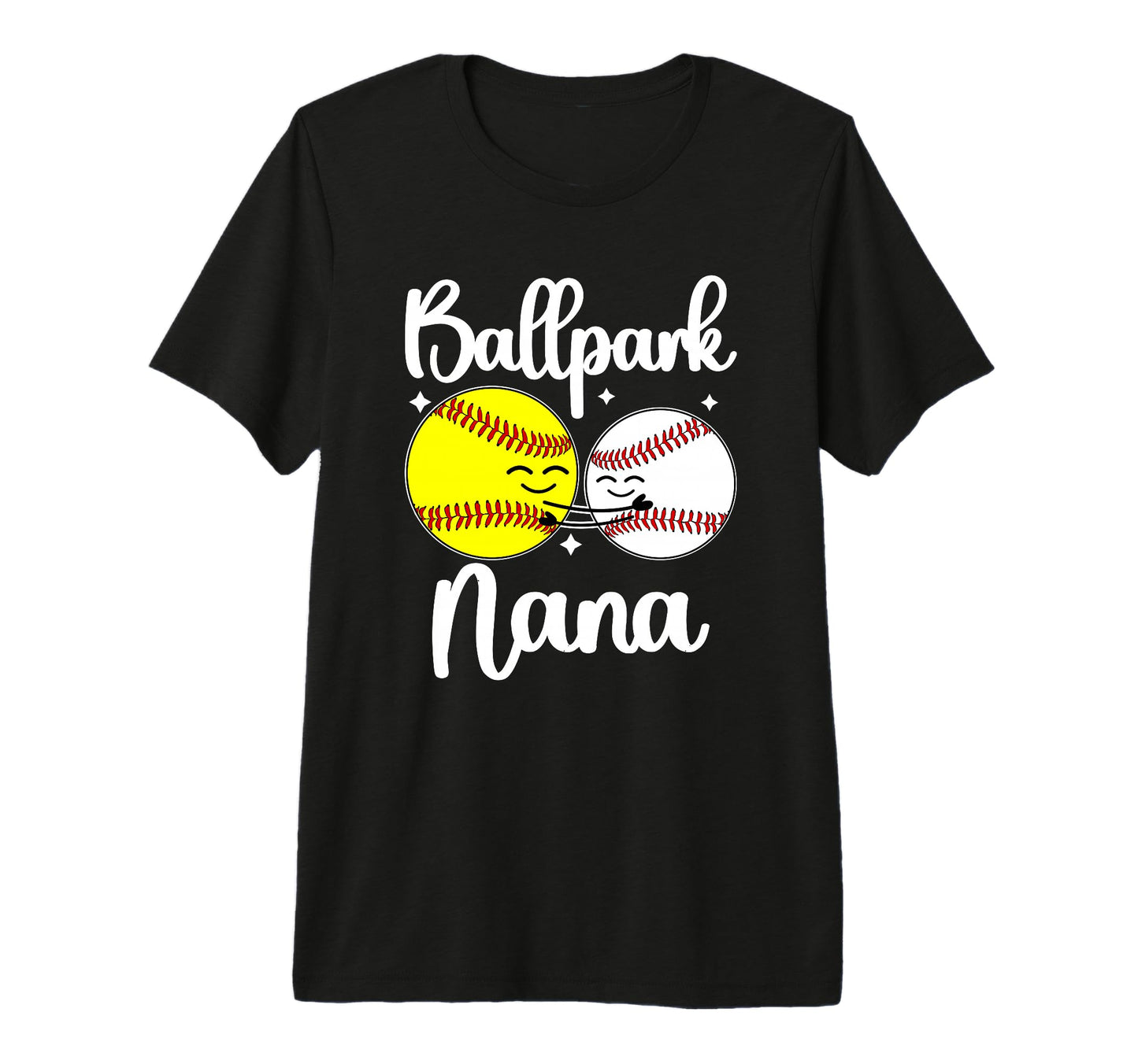Ballpark Nana Baseball Softball Nana T-Shirt - Trendy Graphic Unisex - T-Shirt, Sweatshirt, Hoodie