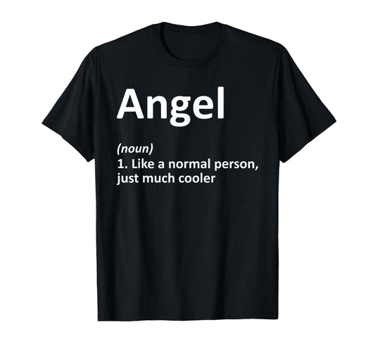 Angel Definition Personalized Name T-Shirt - Custom Art Print Men Women - T-Shirt, Sweatshirt, Hoodie