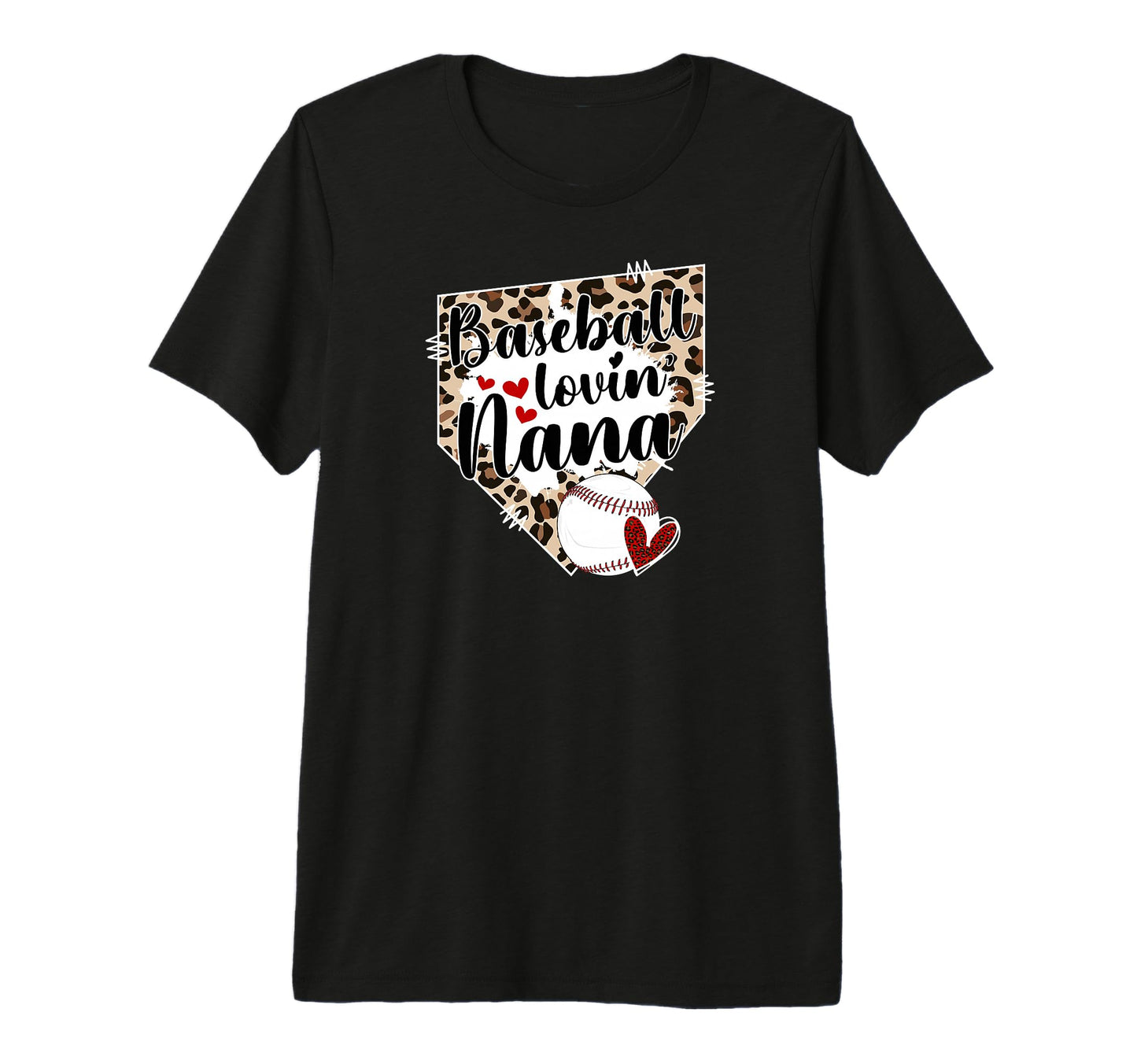 Baseball Lovin Nana Baseball Nana T-Shirt - Custom Art Print for Adults - T-Shirt, Sweatshirt, Hoodie