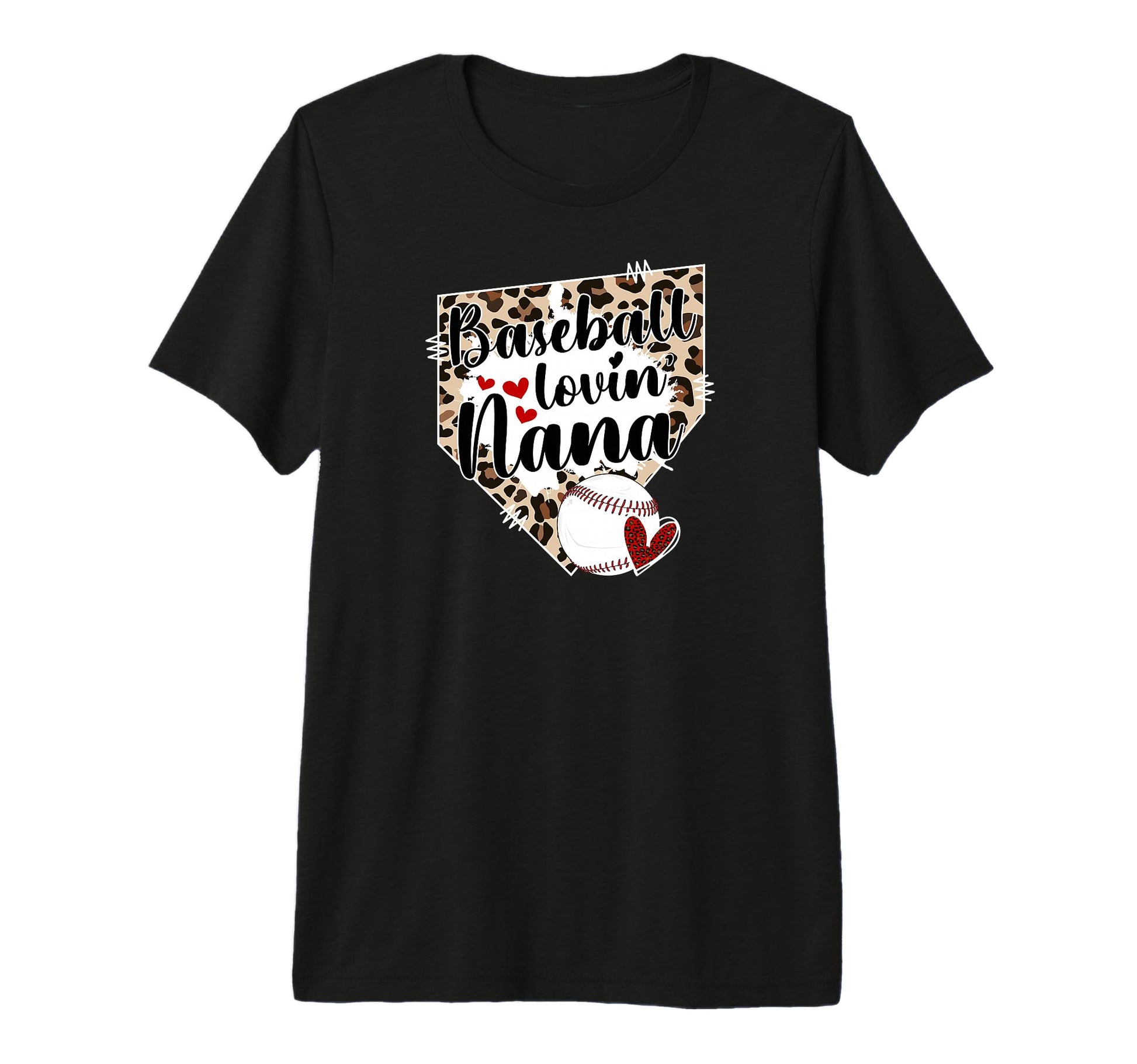 Baseball Lovin Nana Baseball Nana T-Shirt - Custom Art Print for Adults - T-Shirt, Sweatshirt, Hoodie