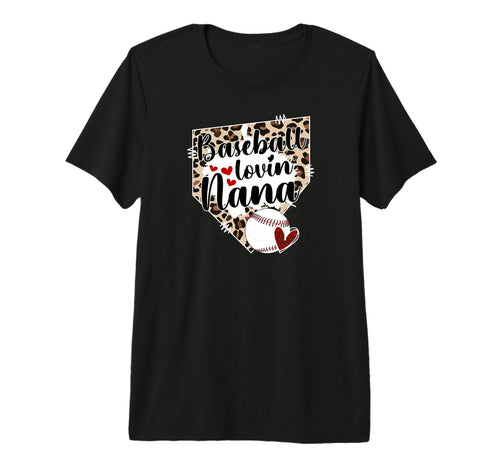Baseball Lovin Nana Baseball Nana T-Shirt - Custom Art Print for Adults - T-Shirt, Sweatshirt, Hoodie