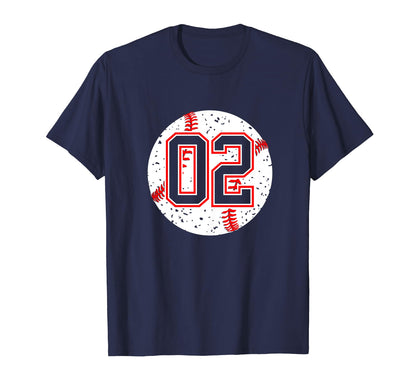 Baseball Number 02 Mom Show Support T-Shirt - Trendy Graphic Men Women - T-Shirt, Sweatshirt, Hoodie