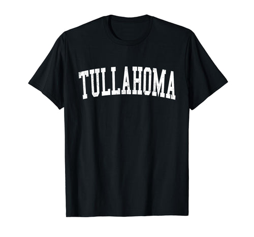 Tullahoma Tn Distressed White Varsity T-Shirt - Unique Graphic Unisex - T-Shirt, Sweatshirt, Hoodie