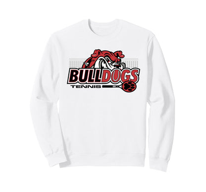Red Bulldogs Tennis Mom Mascot Sweatshirt - Novelty Apparel for Adults - T-Shirt, Sweatshirt, Hoodie