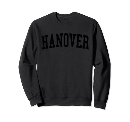 Hanover Pa Distressed Black Sweatshirt - Minimalist Print for Adults - T-Shirt, Sweatshirt, Hoodie