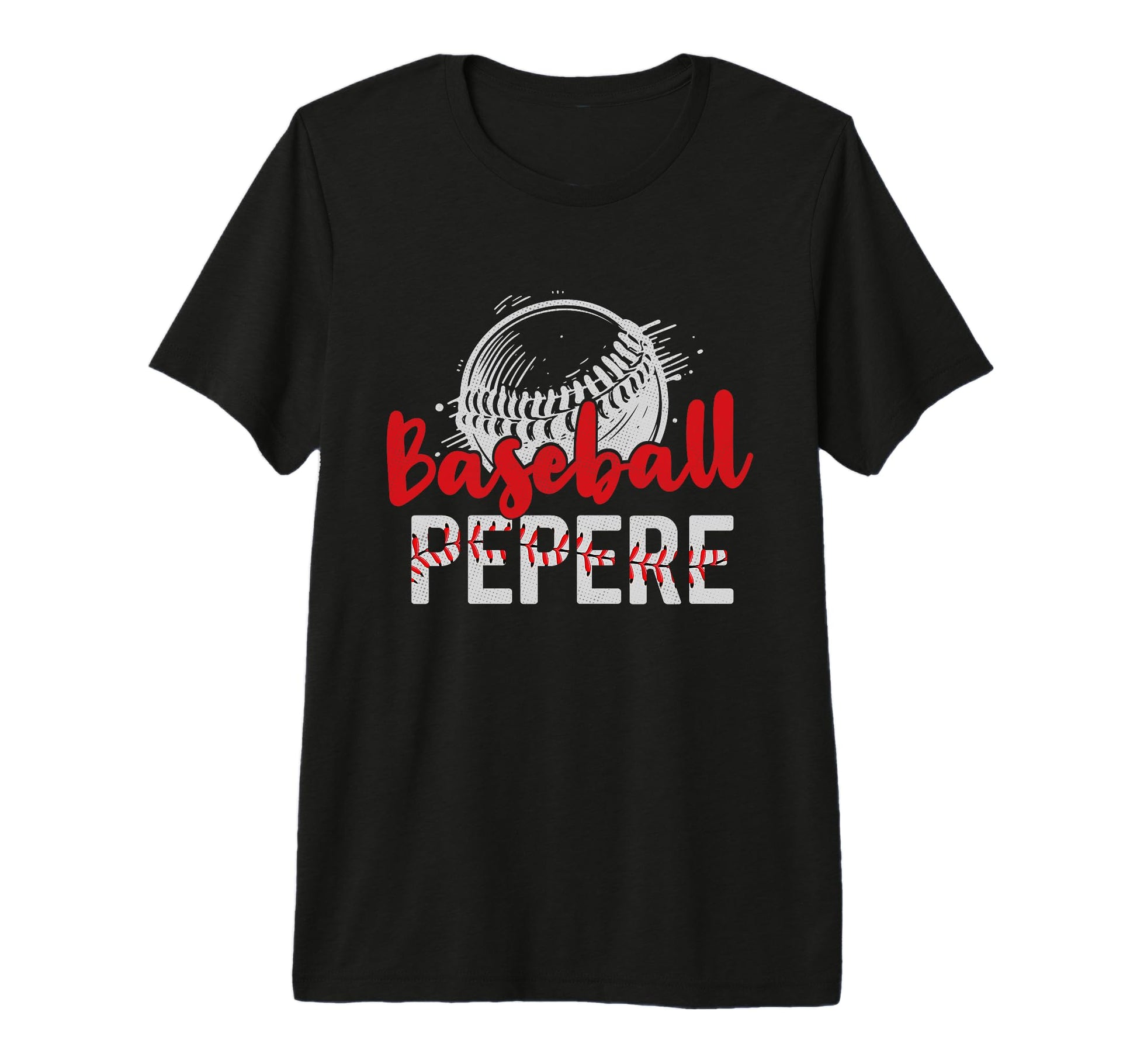 Mens Baseball Pepere Fathers Day Dad T-Shirt - Unique Graphic Unisex - T-Shirt, Sweatshirt, Hoodie