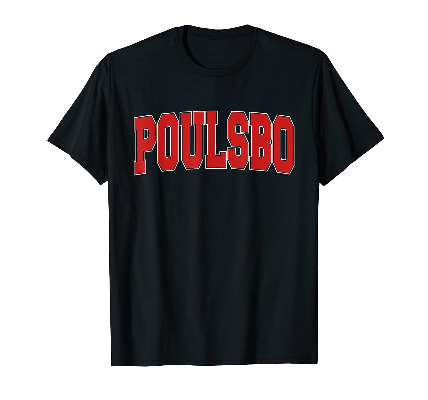 Poulsbo Wa Washington Varsity Usa T-Shirt - Unique Graphic for Adults - T-Shirt, Sweatshirt, Hoodie