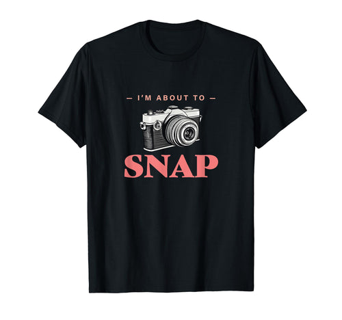 Capture Moment Camera Photography T-Shirt - Minimalist Print for Adults - T-Shirt, Sweatshirt, Hoodie