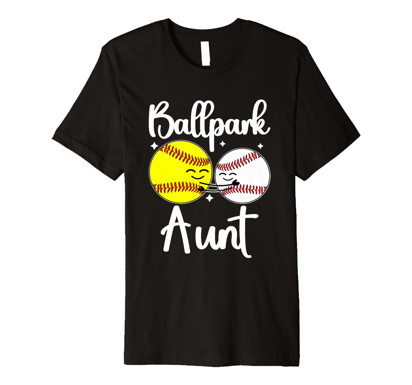 Ballpark Aunt Proud Softball Baseball T-Shirt - Trendy Graphic Men Women - T-Shirt, Sweatshirt, Hoodie