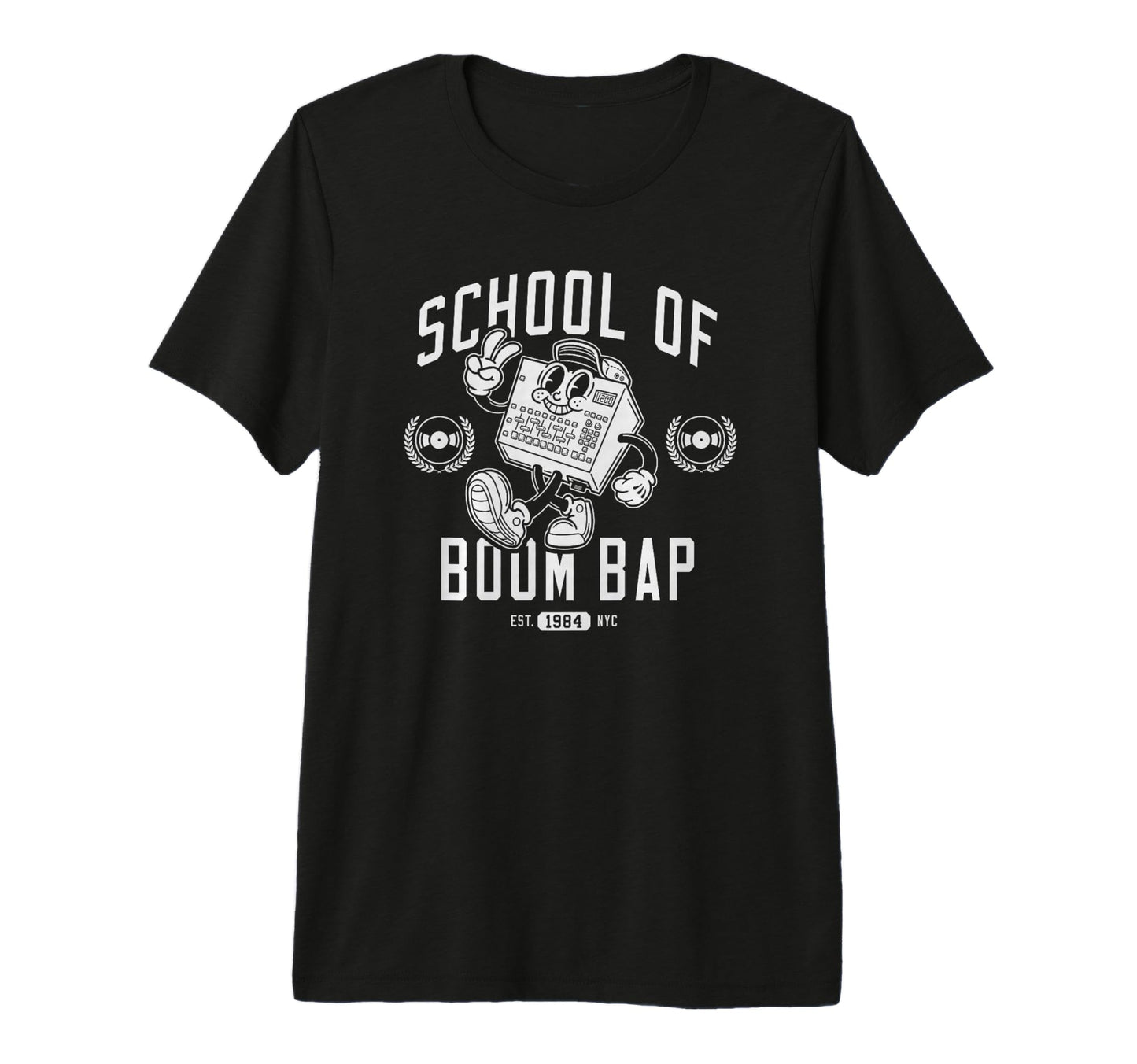 Old School Hip Hop Sampler Tri Blend T-Shirt - Trendy Graphic Men Women - T-Shirt, Sweatshirt, Hoodie