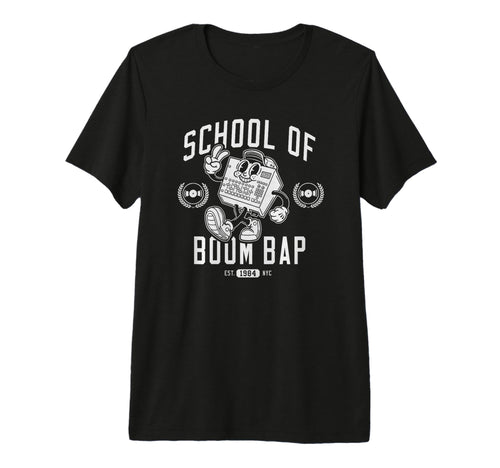 Old School Hip Hop Sampler Tri Blend T-Shirt - Trendy Graphic Men Women - T-Shirt, Sweatshirt, Hoodie