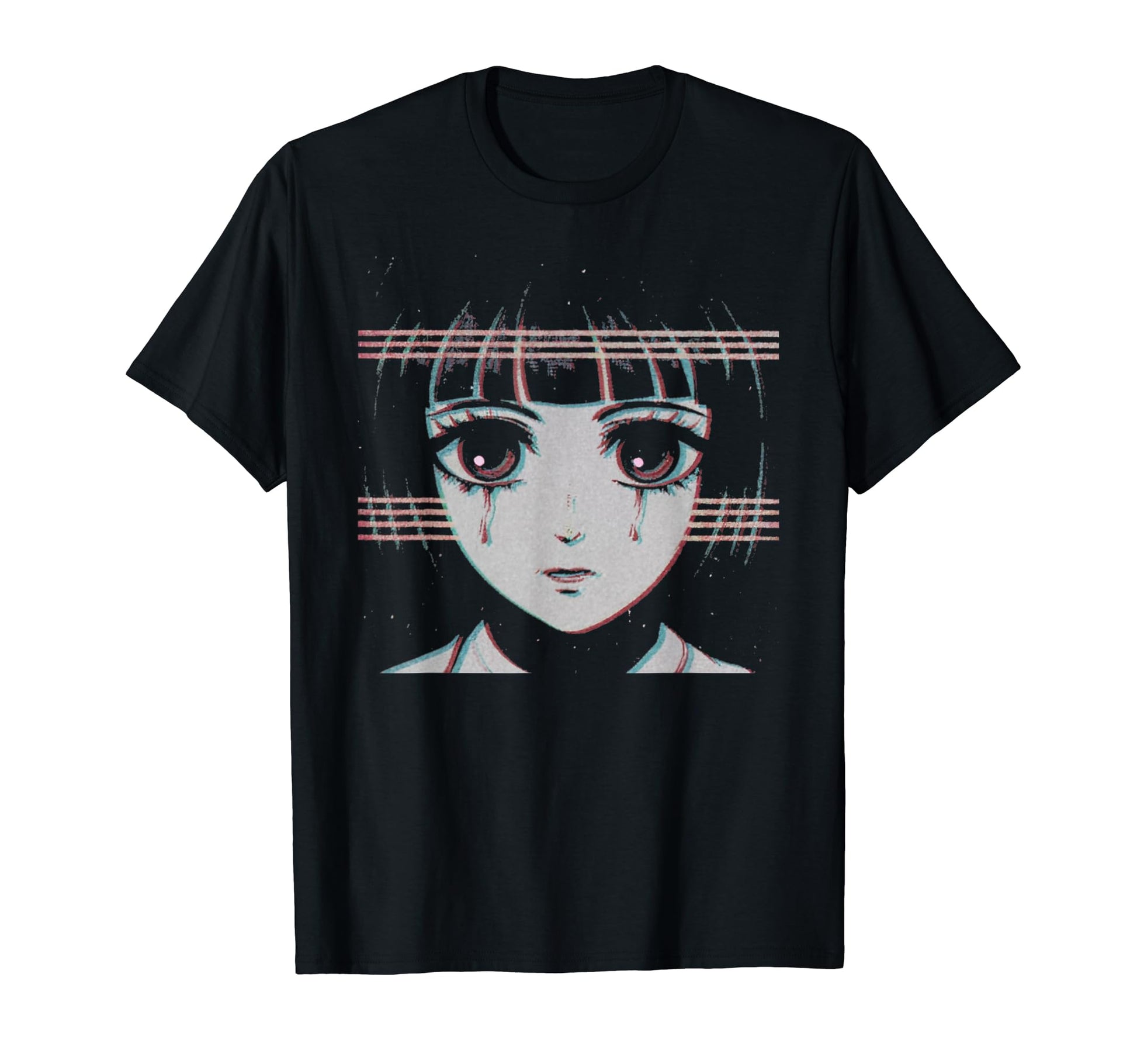 Synthwave Vaporwave Aesthetic Sad T-Shirt - Fun Novelty Design Men Women - T-Shirt, Sweatshirt, Hoodie